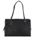 Quilted Zip Tote, front view